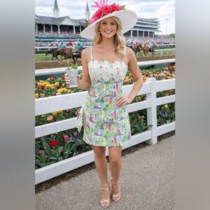 Lilly Pulitzer Bel Air Giddy Up Dress Derby size 2